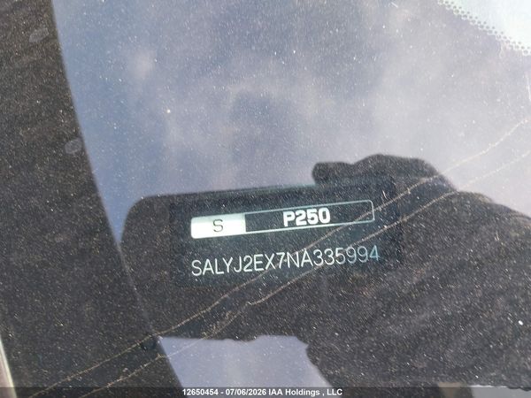 2022 LAND ROVER RANGE ROVER VELAR S — I19