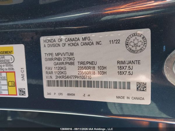 2023 HONDA CR-V EX-L