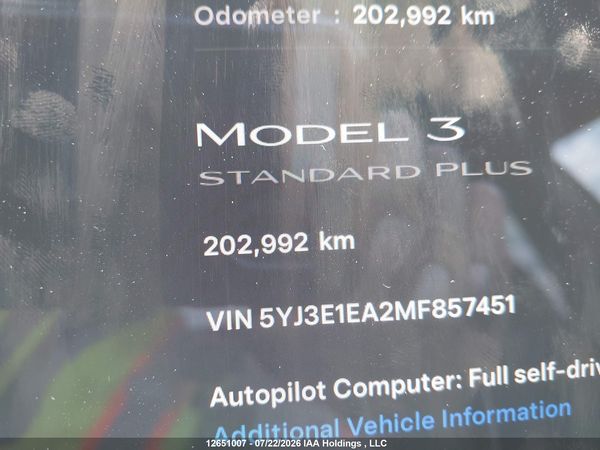 2021 TESLA MODEL 3
