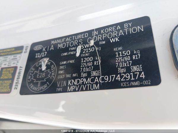 2018 KIA SPORTAGE QL