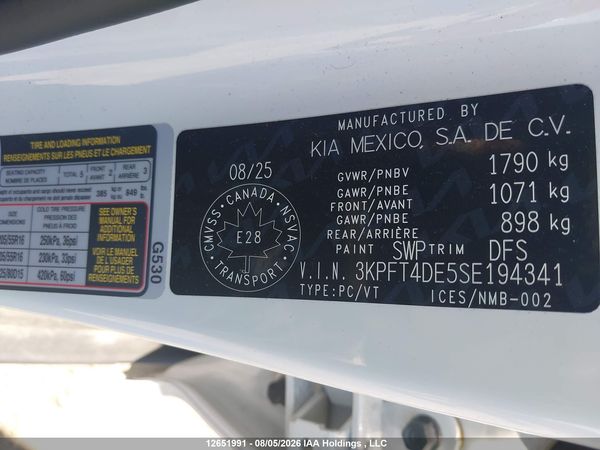 2025 KIA K4 LX