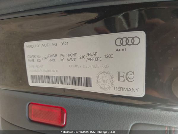 2021 AUDI S5 3.0T TECHNIK