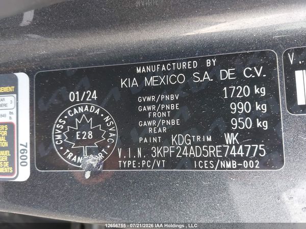 2024 KIA FORTE LX/LXS