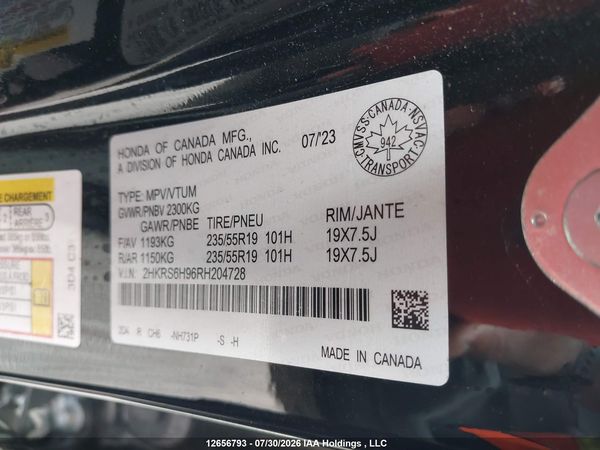 2024 HONDA CR-V SPORT TOURING