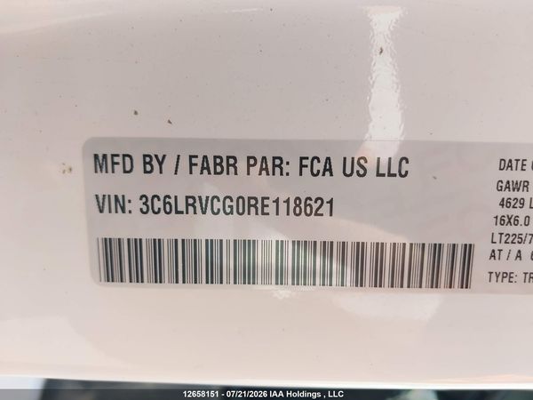 2024 RAM PROMASTER 2500 2500 HIGH