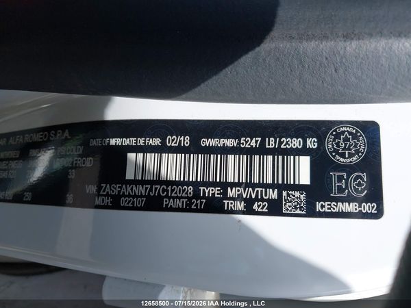2018 ALFA ROMEO STELVIO TI SPORT