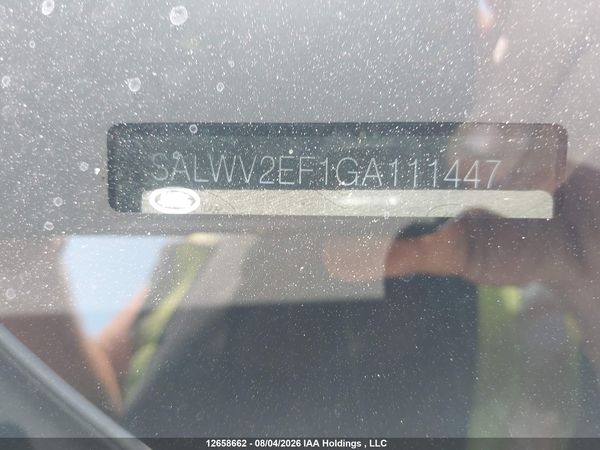 2016 LAND ROVER RANGE ROVER SPORT AUTOBIOGRAPHY