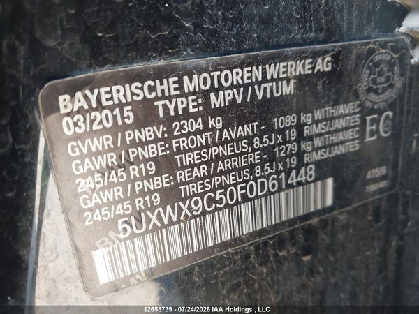 2015 BMW X3 XDRIVE28I