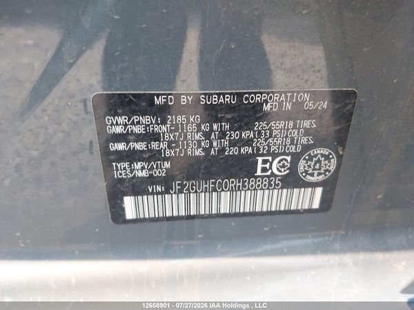 2024 SUBARU CROSSTREK Sport