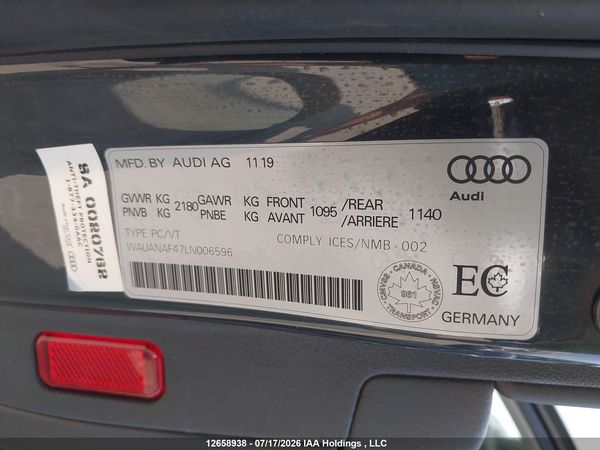 2020 AUDI A4 KOMFORT — I9