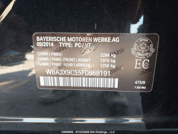 2015 BMW 335I GRAN TURISMO XDRIVE