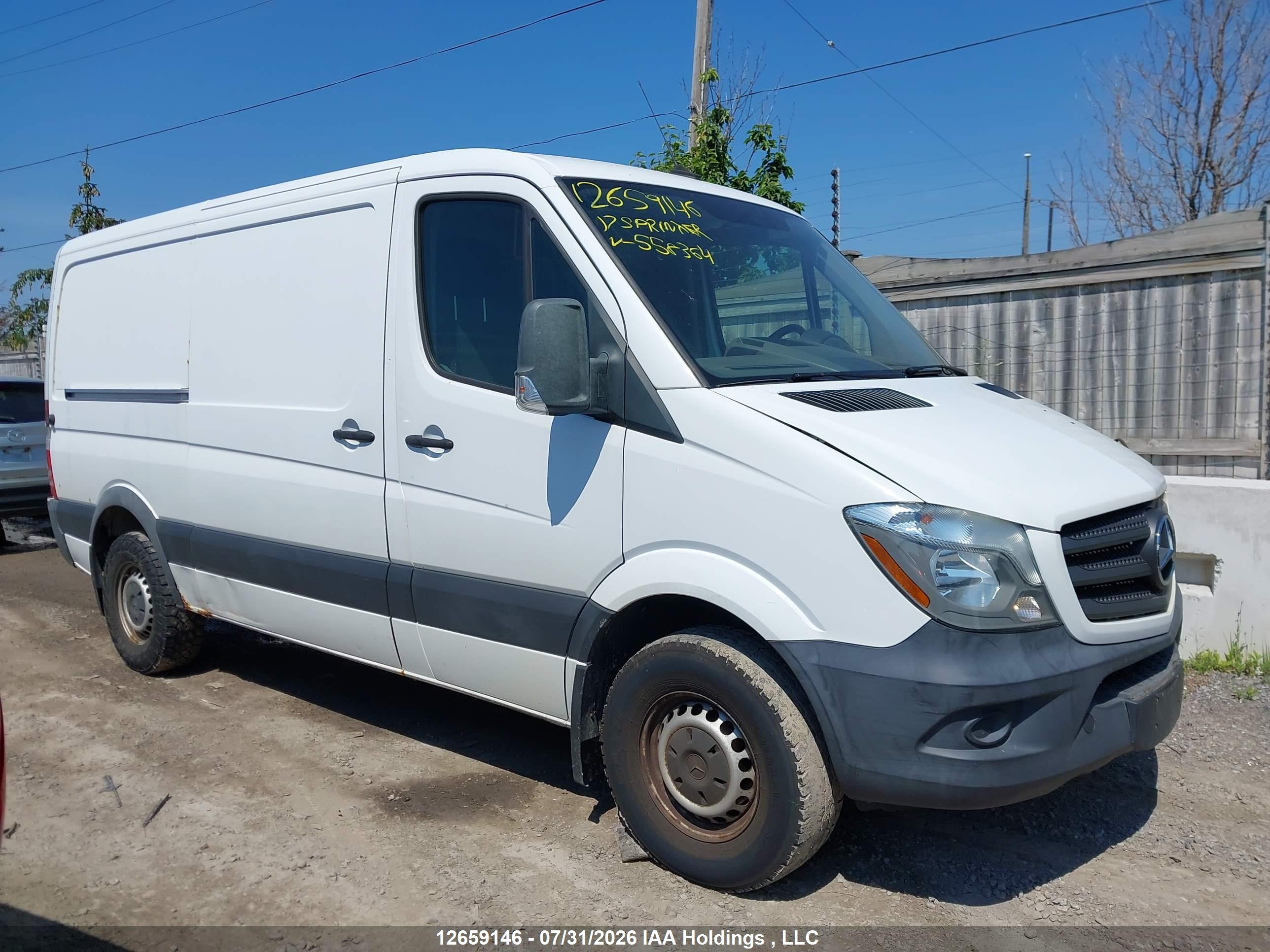 2017 MERCEDES-BENZ SPRINTER 2500 STANDARD ROOF V6