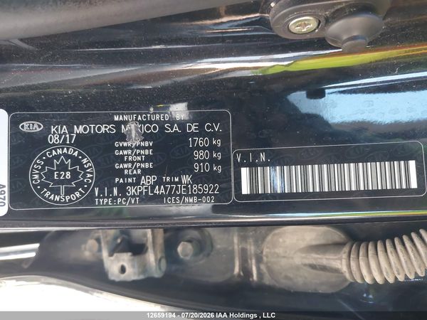 2018 KIA FORTE LX Pop,S,EX — I9