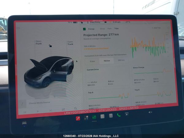 2024 TESLA MODEL Y LONG RANGE/RWD