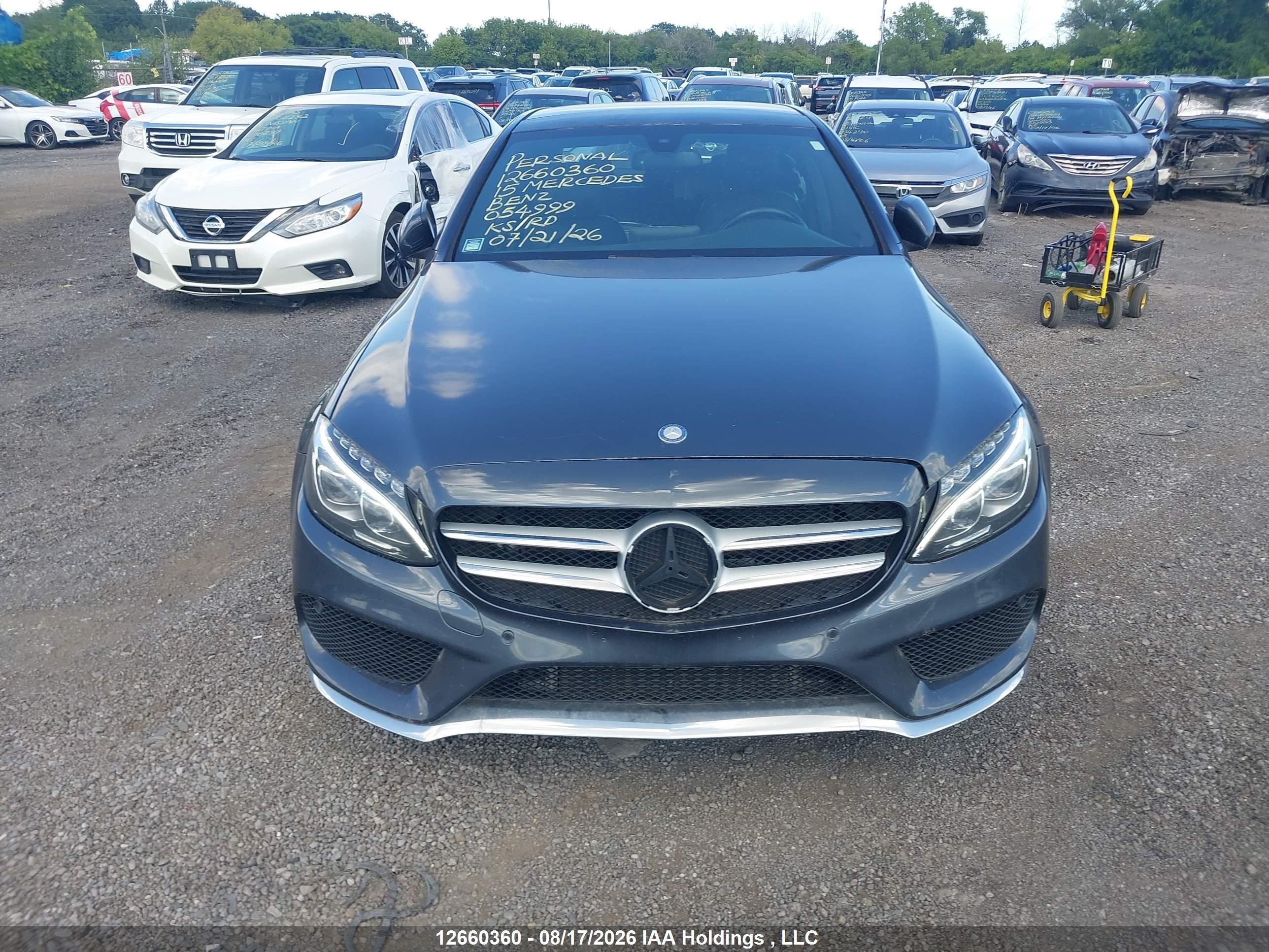 2015 MERCEDES-BENZ C 300 4MATIC