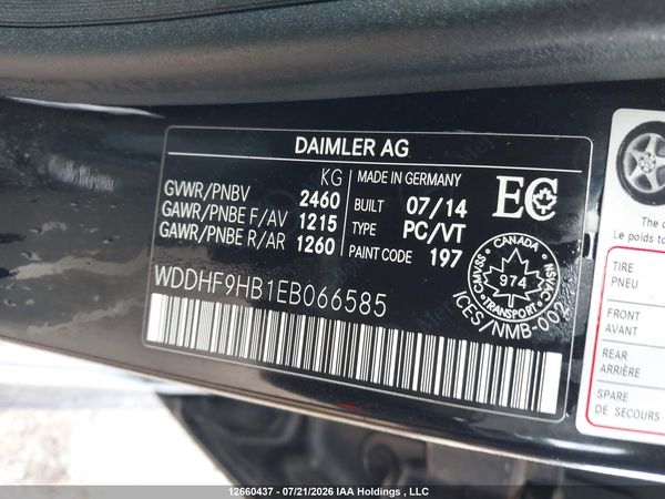 2014 MERCEDES-BENZ E 250 BLUTC
