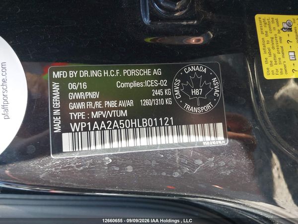 2017 PORSCHE MACAN