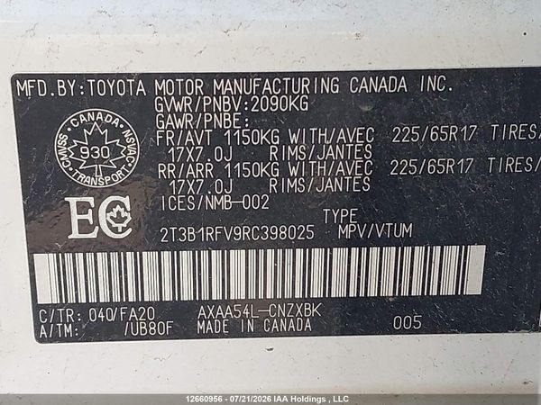 2024 TOYOTA RAV4 LE