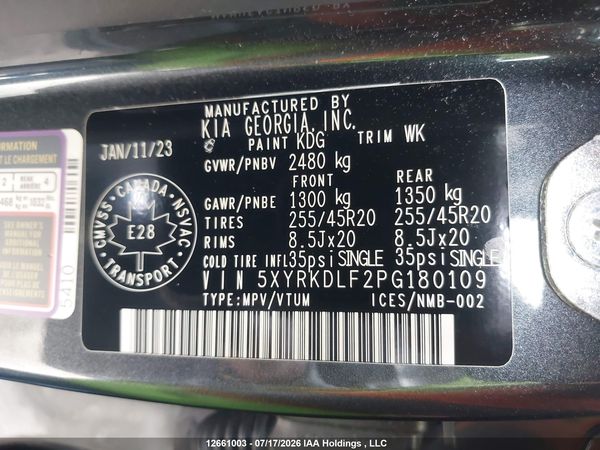 2023 KIA SORENTO SX/SXP