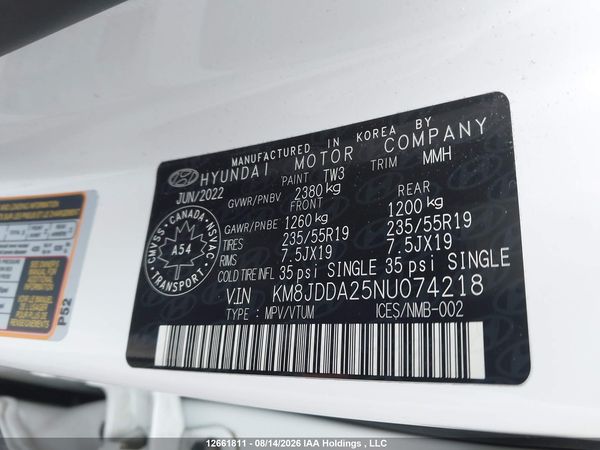 2022 HYUNDAI TUCSON LUXURY/ULTIMATE