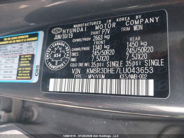 2020 HYUNDAI PALISADE