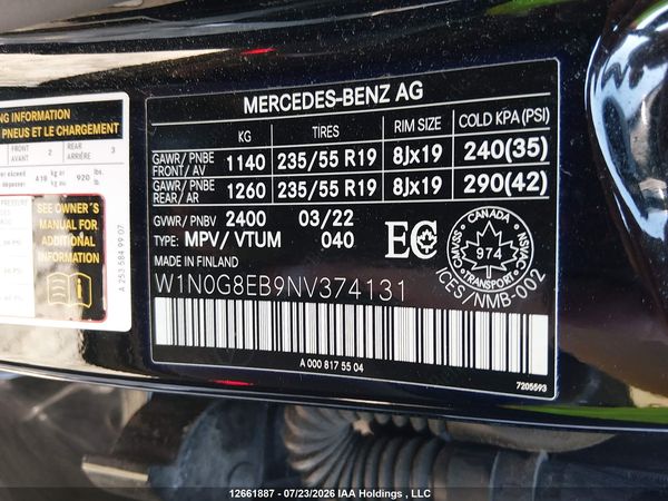 2022 MERCEDES-BENZ GLC 300 4MATIC