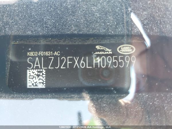 2020 LAND ROVER RANGE ROVER EVOQUE S