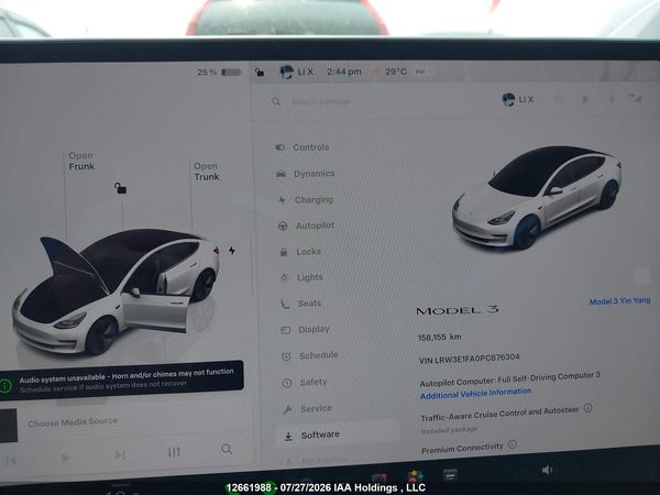 2023 TESLA MODEL 3
