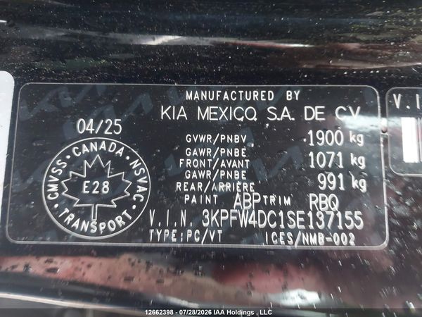 2025 KIA K4