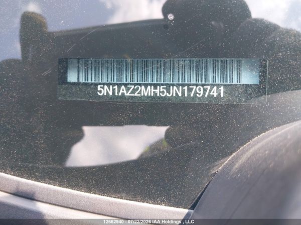 2018 NISSAN MURANO S/SL/SV/PLATINUM