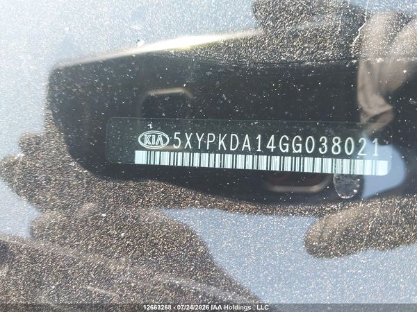 2016 KIA SORENTO 2.0L SX