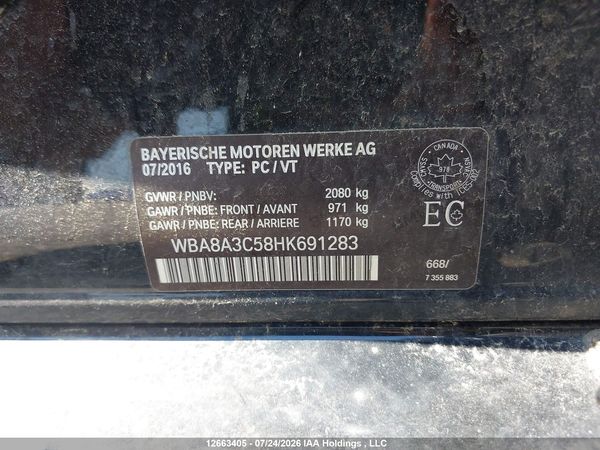 2017 BMW 320 XI