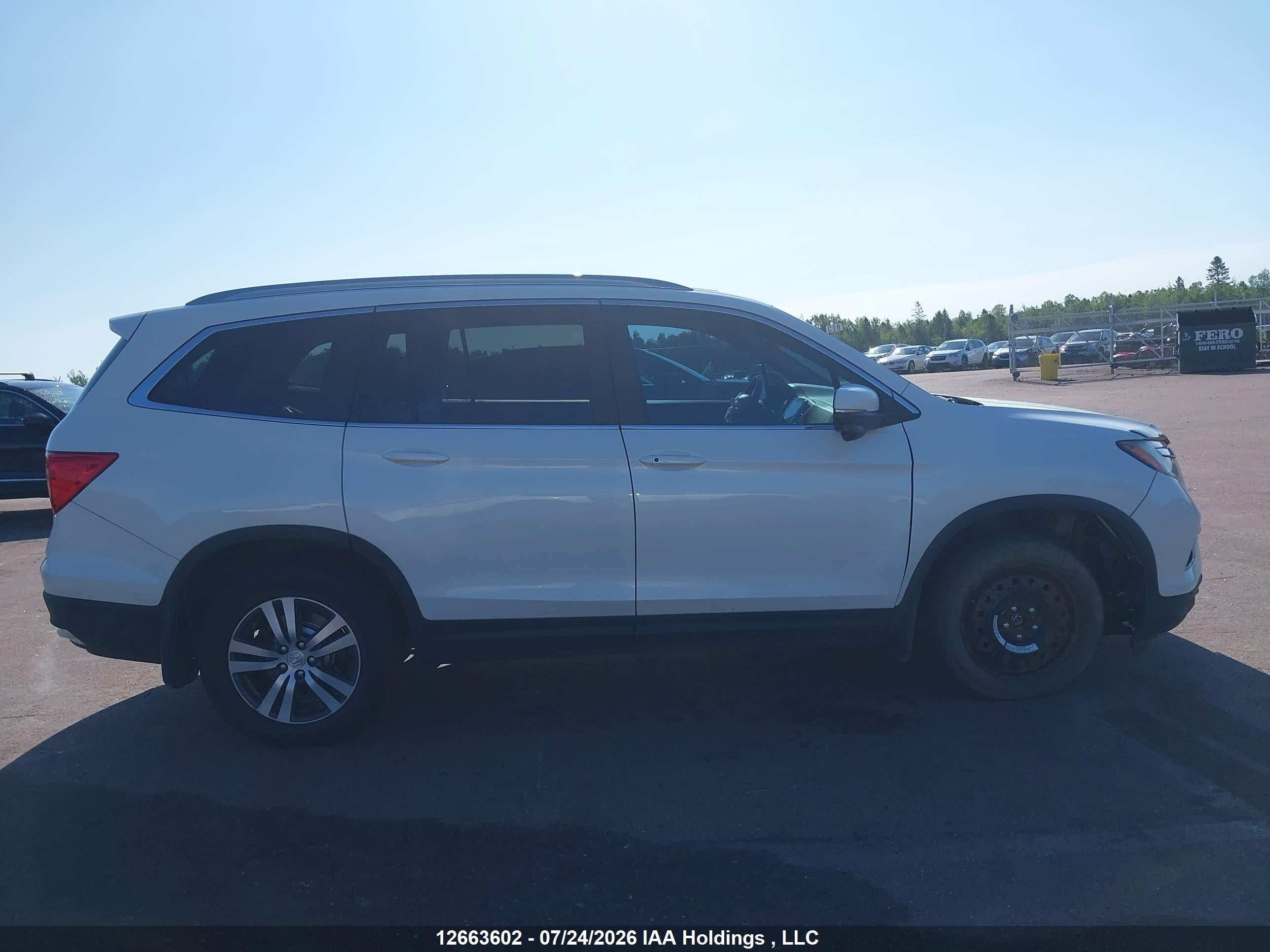 2017 HONDA PILOT EXLN