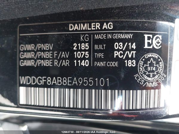 2014 MERCEDES-BENZ C 300 4MATIC