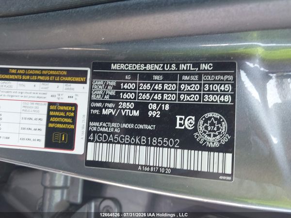 2019 MERCEDES-BENZ GLE 400 4MATIC — I9