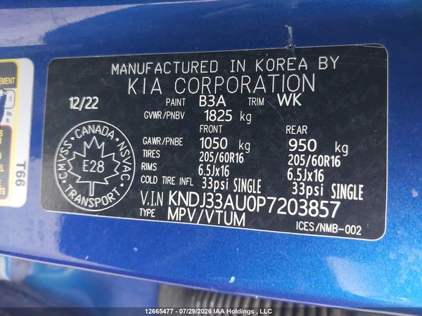 2023 KIA SOUL EX/EX PREMIUM/EX+