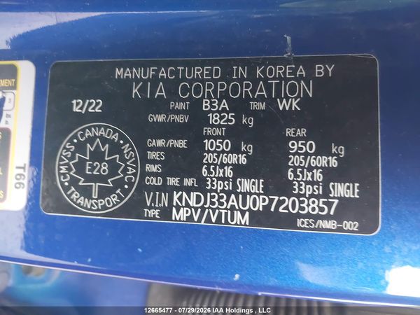 2023 KIA SOUL EX/EX PREMIUM/EX+