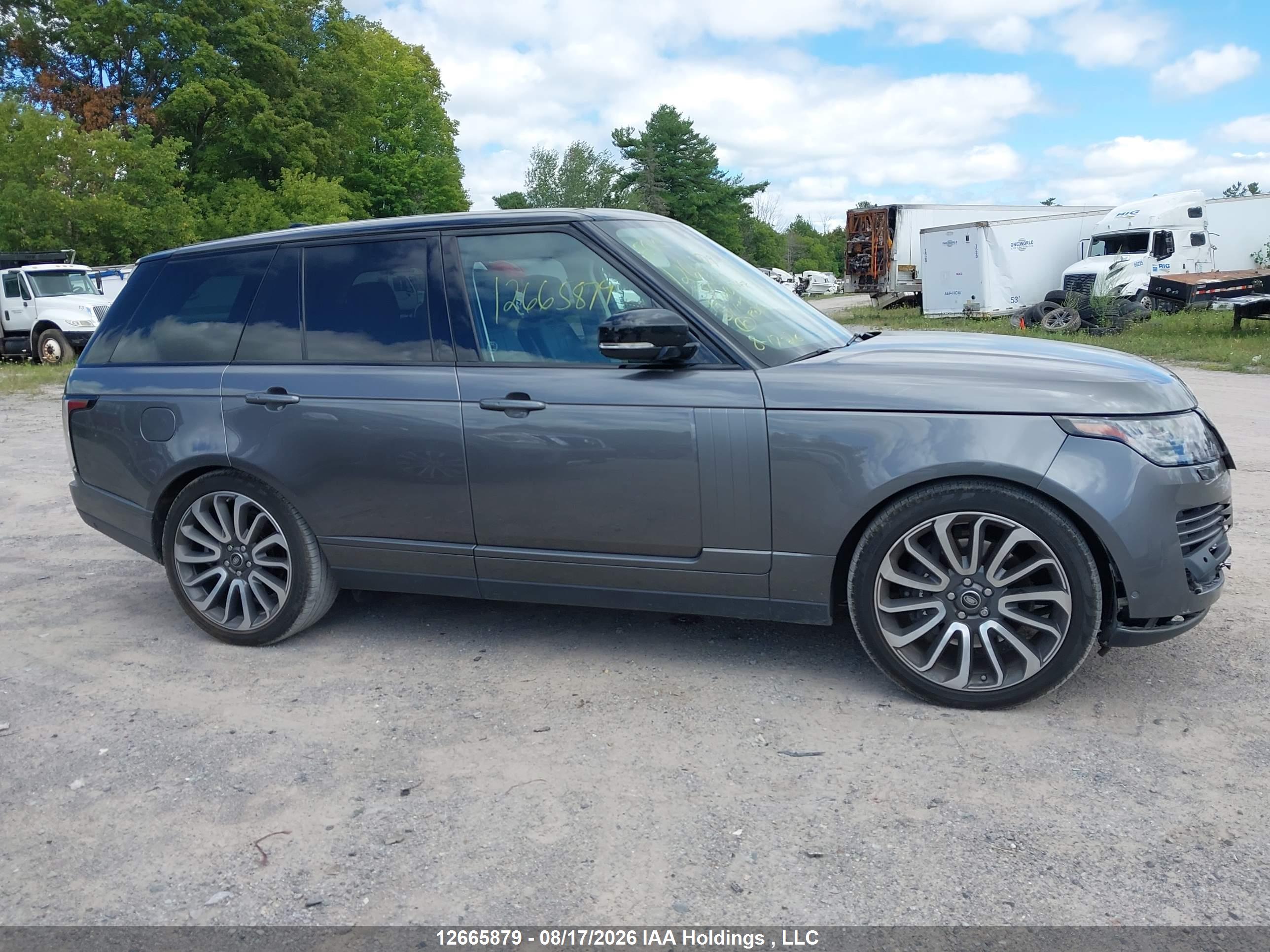 2019 LAND ROVER RANGE ROVER 3.0L V6 SUPERCHARGED HSE