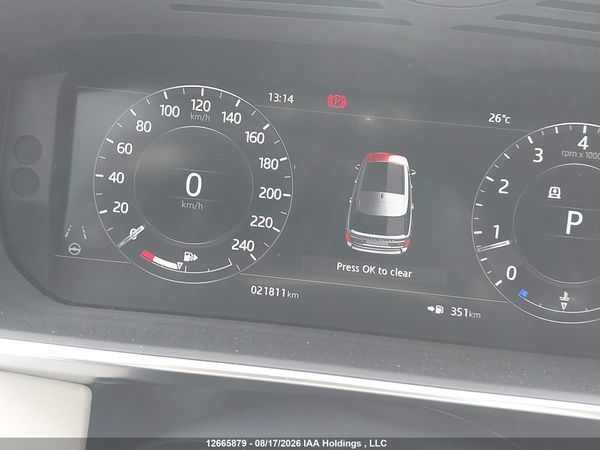 2019 LAND ROVER RANGE ROVER 3.0L V6 SUPERCHARGED HSE