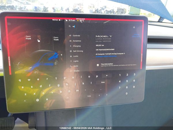 2022 TESLA MODEL Y LONG RANGE