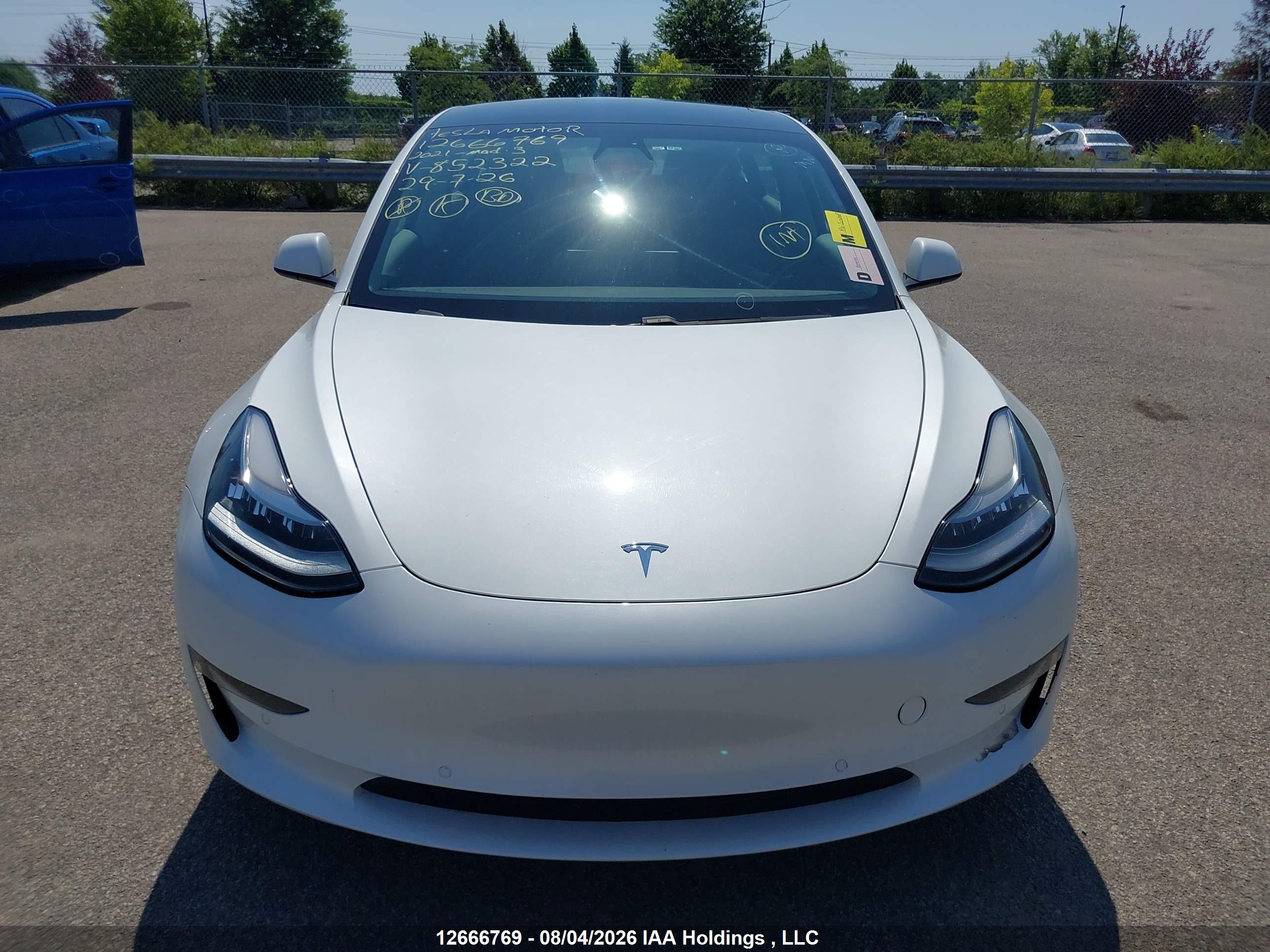 2021 TESLA MODEL 3