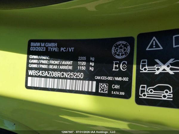 2024 BMW M4 COMPETITION M XDRIVE