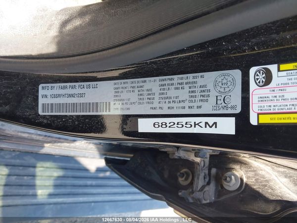2022 RAM 1500 LIMITED — I9