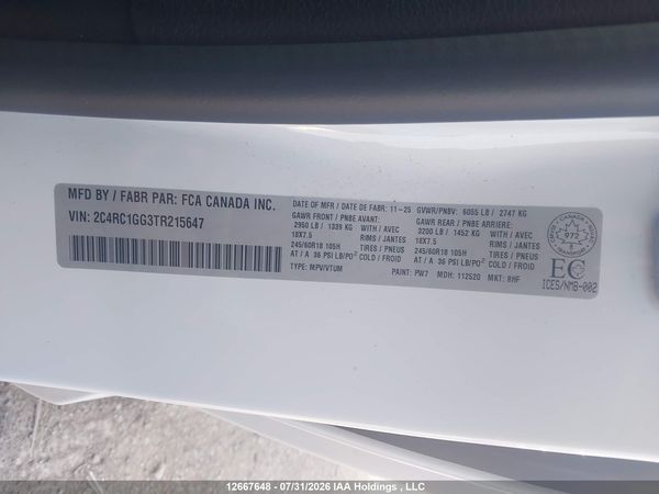 2026 CHRYSLER PACIFICA LIMITED
