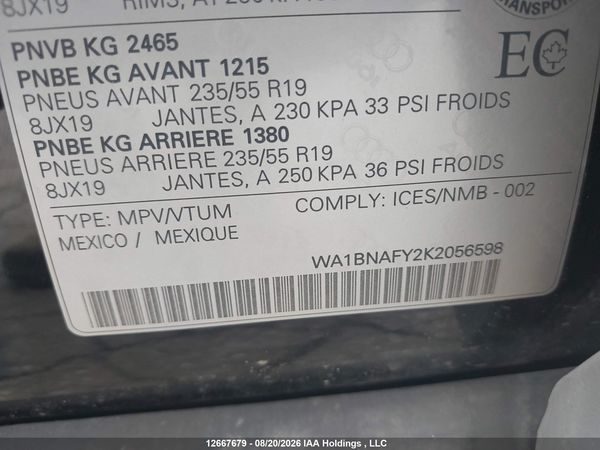 2019 AUDI Q5 PREMIUM PLUS