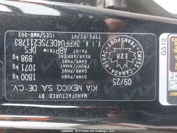 2025 KIA K4 EX/EX+