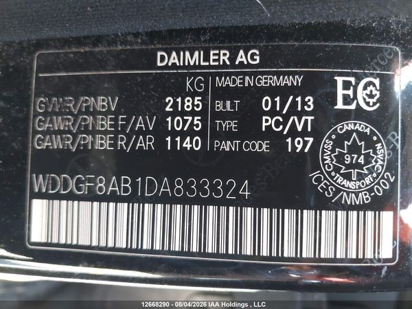 2013 MERCEDES-BENZ C 300