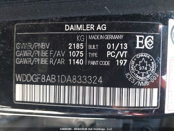 2013 MERCEDES-BENZ C 300