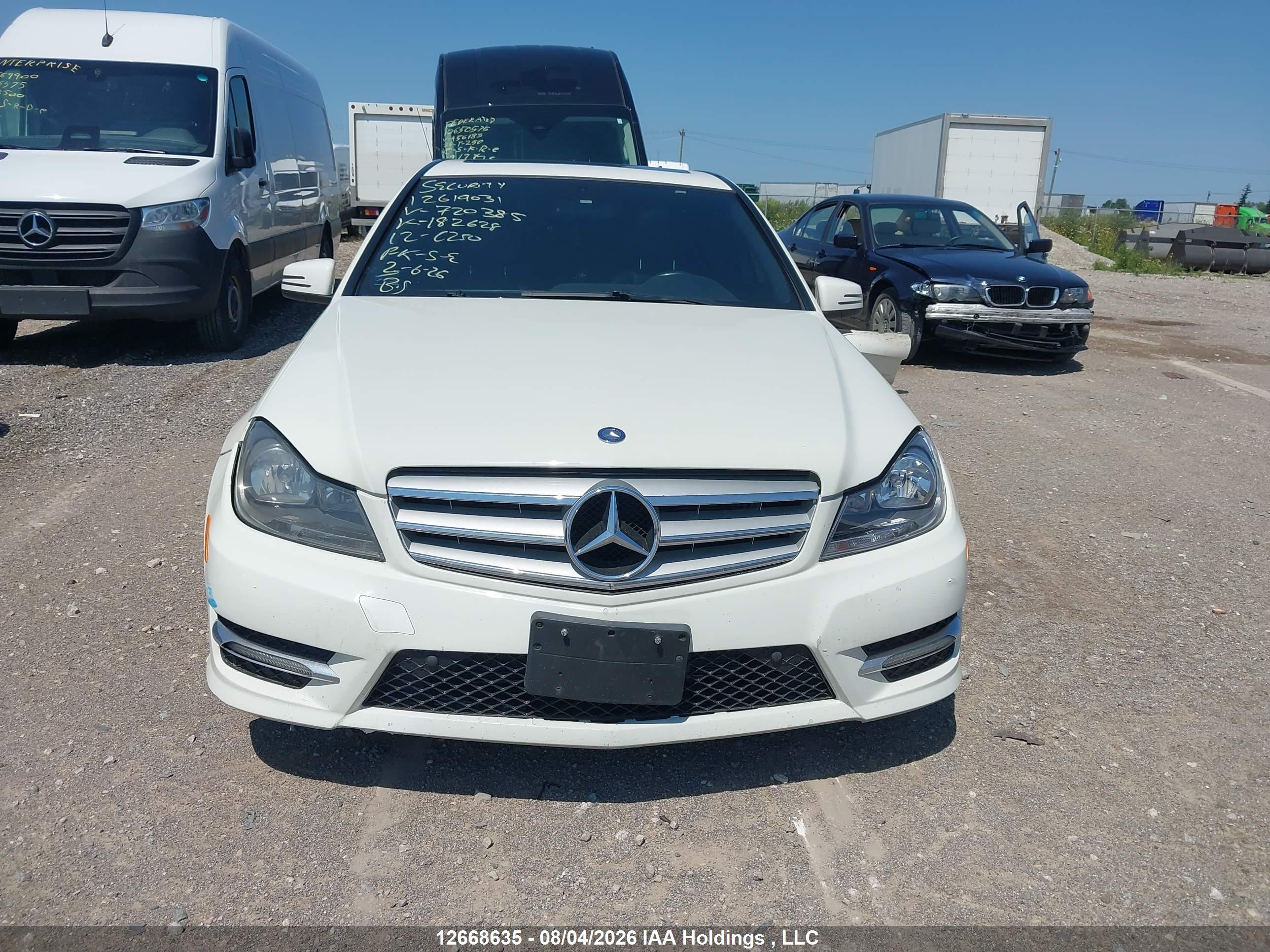 2012 MERCEDES-BENZ C 250 4MATIC