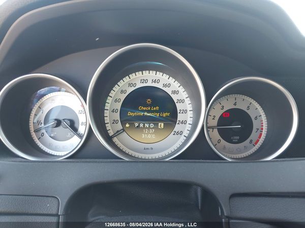 2012 MERCEDES-BENZ C 250 4MATIC